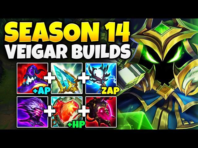 TRYING EVERY VEIGAR BUILD POSSIBLE FOR SEASON 14! (THE VEIGAR MOVIE)