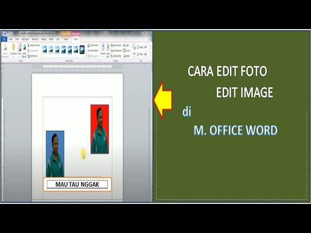 Pakai Paint, Cara Mudah Edit Foto / Pictures Di Lektop untuk Dilanjutkan ke Word