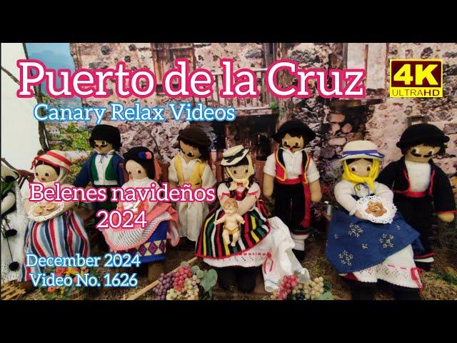 Tenerife ️ Puerto de la Cruz Belenes Navideños 2024 Teneriffa