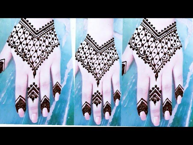 Beautiful Mehandi design - simple mehndi design - Easy mehndi designs