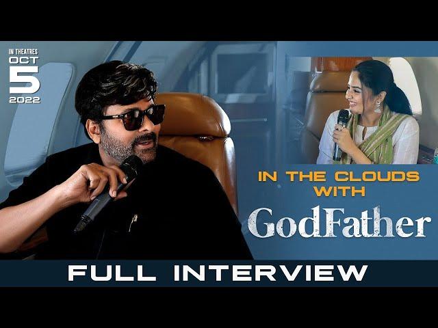 In The Clouds With God Father Interview | Megastar Chiranjeevi | Sreemukhi | MohanRaja | Konidela