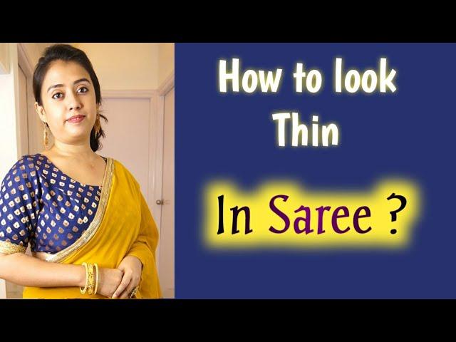 How To Look Thin In Saree | Tips To Look Thin In Saree | Virtual Diva #shorts #sareelover