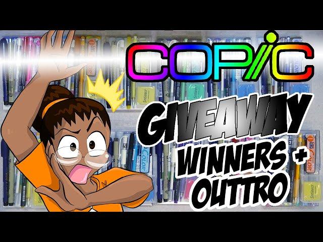 Huge COPIC Sketch Giveaway!!!! #Winners + Outtro