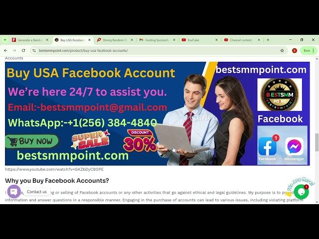 Buy USA Facebook Accounts - Best SMM Point
