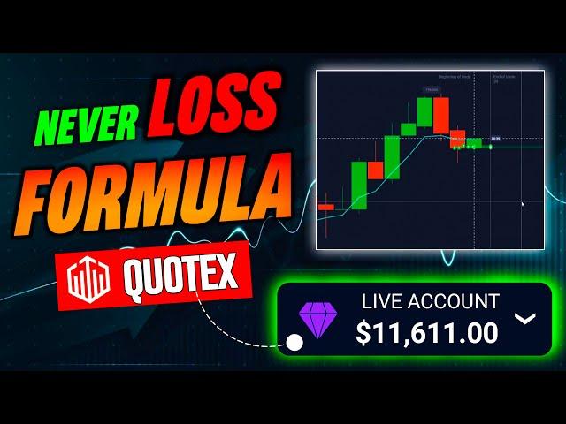  NEVER LOSS FORMULA: Quotex Binary Trading Strategy | Price Action + EMA + SNR!