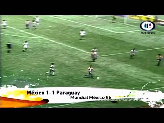 MEXICO vs PARAGUAY -- Mundial Mexico '86