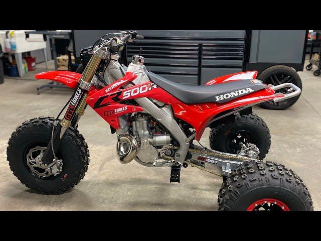 HONDA CR500R AF Three Wheeler Build Finished  BVC TRIKES