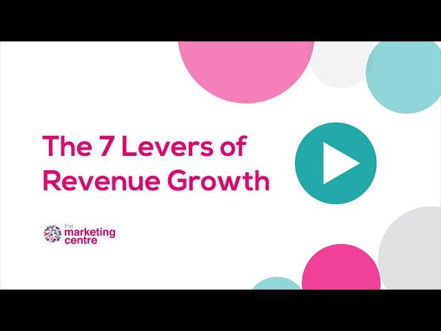 7 Levers of Revenue Growth.