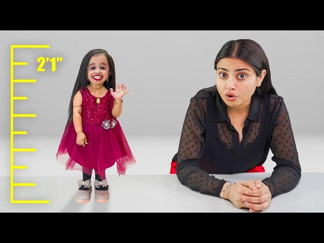 I Spent 24 Hours with the World's Shortest Woman !