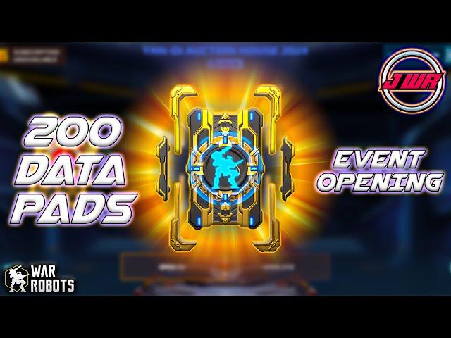 [WR] Massive data pad event Opening GREAT REWARDS! war robots Update 10.2 event opening #warrobots