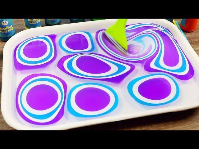 Satisfying Jar Melo Water Marbling Paint Kit!