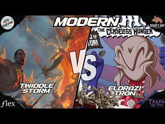 Twiddle Storm VS Eldrazi Tron [MTG Modern]