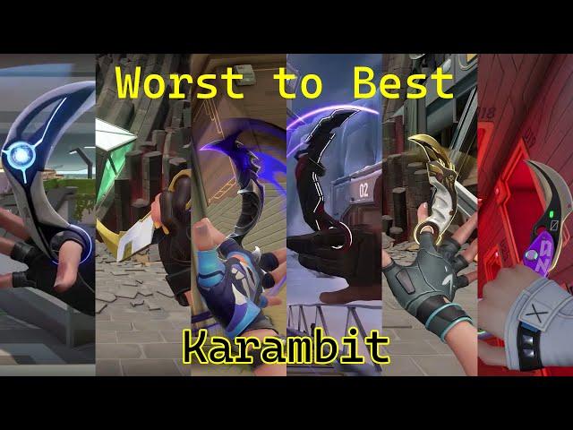 Every Karambit Knife on VALORANT Ranked Worst to Best