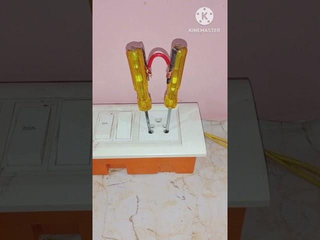 What happens when connecting two power tester phase and neutral ? #expriment #shorts
