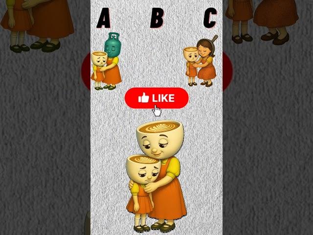 Choose the real ballerina mother? #cartoon #cartoons #quiz #trending #shorts