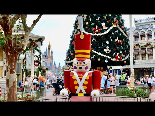 Magic Kingdom 2024 Christmas Decorations & Merchandise in 4K | Walt Disney World November 2024