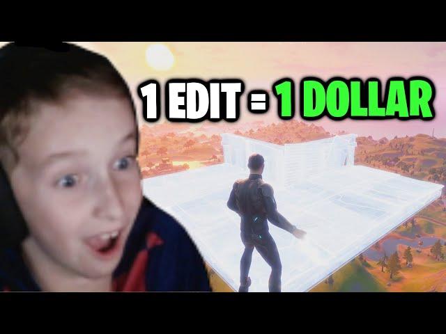 Giving My Little Brother $1 Every Time He Edits