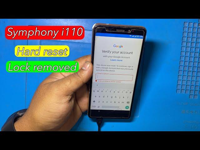 Symphony I110 Hard Reset.
