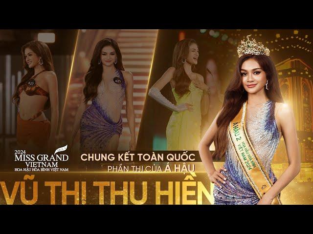 Phần trình diễn của Á hậu 2 Vũ Thị Thu Hiền tại Chung kết Miss Grand Vietnam 2024