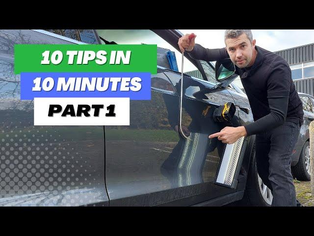 10 PDR Tips In 10 Minutes Pt. 1 | Paintless Dent Removal