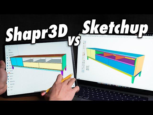 Shapr3D vs Sketchup - For Furniture Design