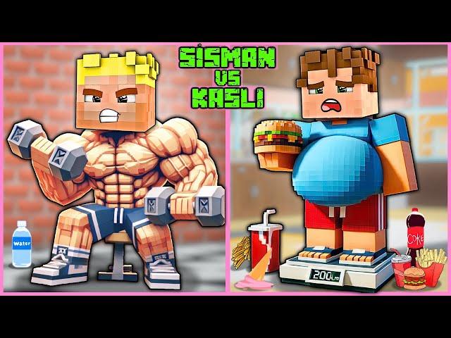 MUSCLE EFEKAN VS FAT ALPEREN!  -Minecraft