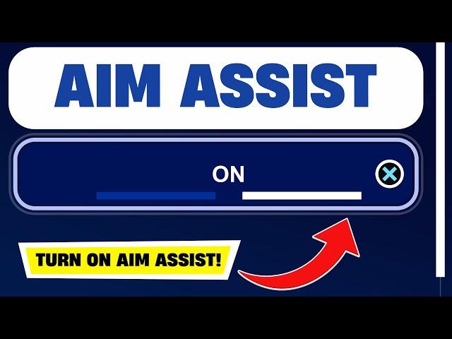 TURN ON AIM ASSIST (2024) | Turn On Aim Assist Fortnite | Aim assist settings fortnite