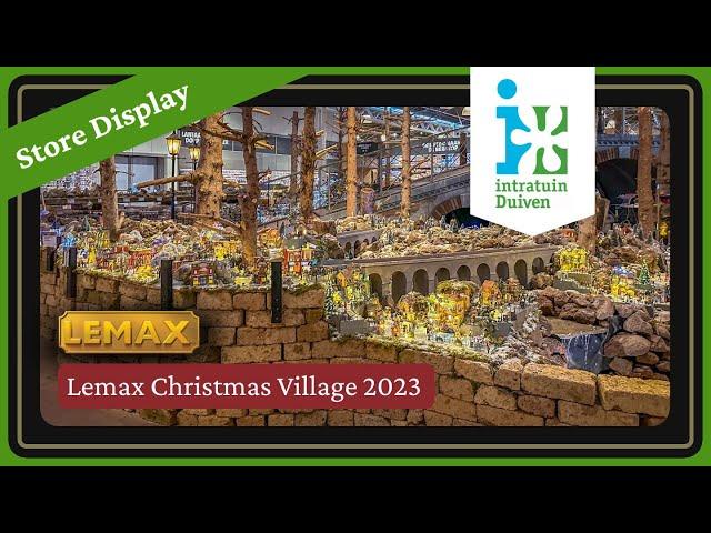 This is Europe's Biggest Lemax 2023 Christmas Village! | Intratuin Duiven