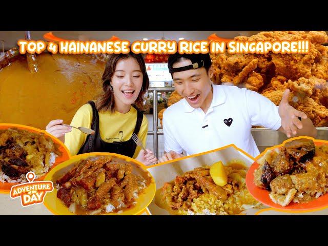 Top 4 Hainanese Curry Rice in Singapore?! | Adventure Of The Day Ep 18