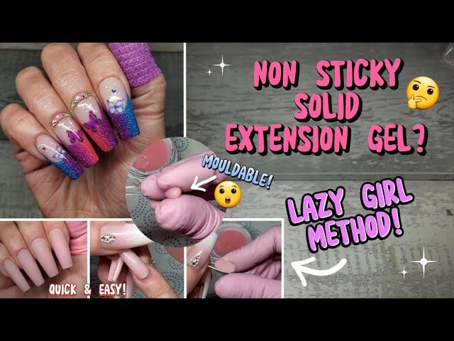 VARNAIL SOLID BUILDING GEL! | EASIEST NAILS EVER! LAZY GIRL METHOD