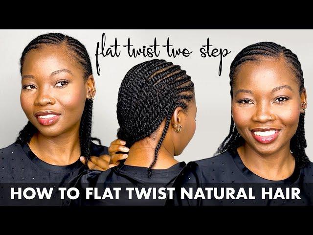 HOW TO DO FLAT TWISTS ON NATURAL HAIR | SIMPLE PROTECTIVE HAIRSTYLE | #twists