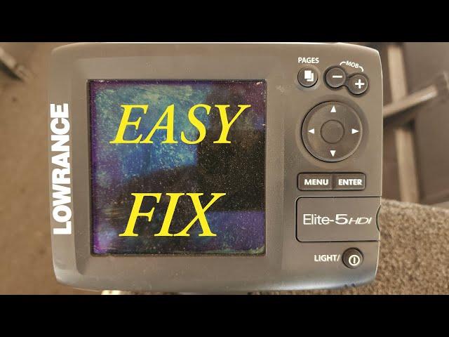 Lowrance GPS Fishfinder shuts off and map review