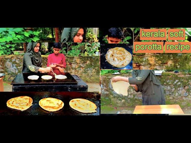 kerala porotta recipe./how to make kerala soft layered porotta