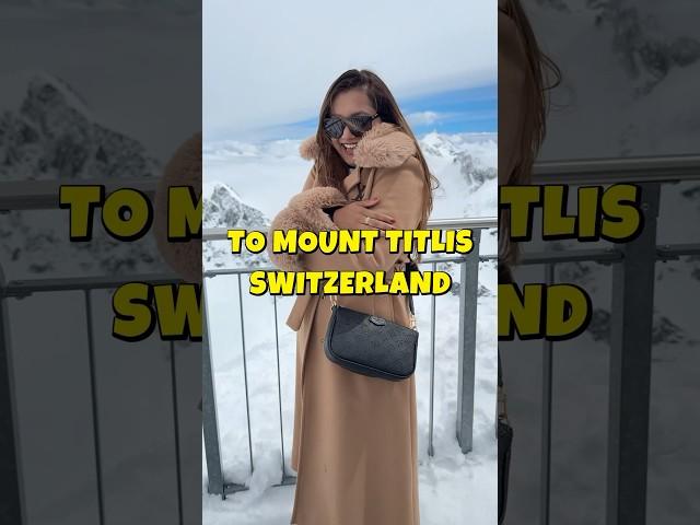 Come with me to Mount Titlis Switzerland️#shorts #mountains #switzerland