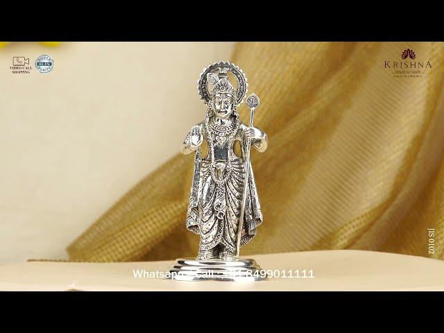 92.5 Pure Silver - Silver Lord Subramanya Crafted by Krishna House of Silver