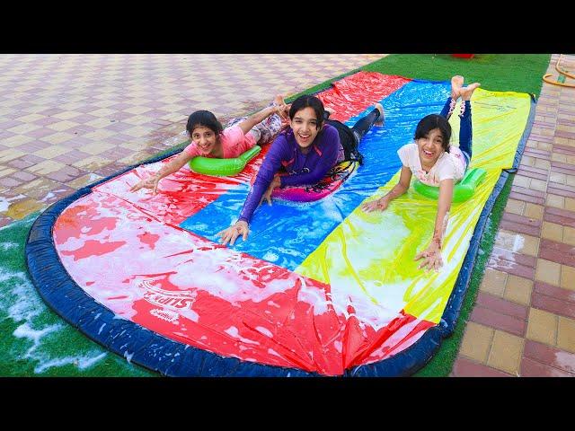 سوينا ملاهي مائية في بيتنا!! شفا we made waterpark in house