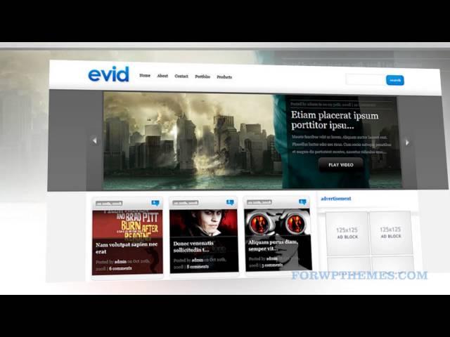 20+ Best Video WordPress Themes 2013 | ForWPThemes.com