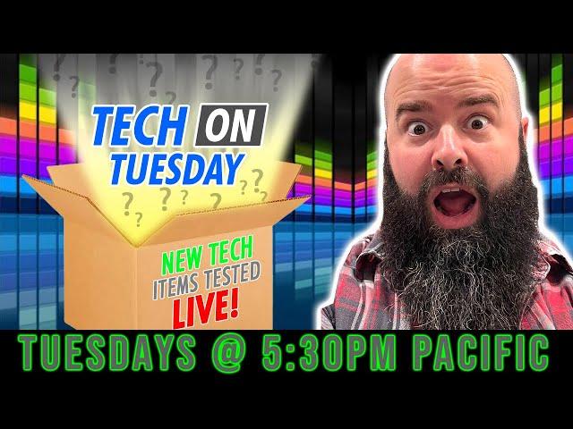 TECH on TUESDAY #4 - New Products Tested Live by The NET Guy