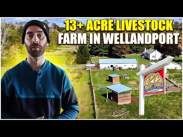 FOR SALE: 13+ Acre Livestock Farm in Wellandport