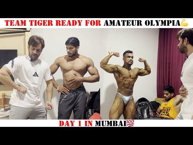 Team Tiger Ready For IHFF Olympia| Day 1 in Mumbai| Tiger Fitness