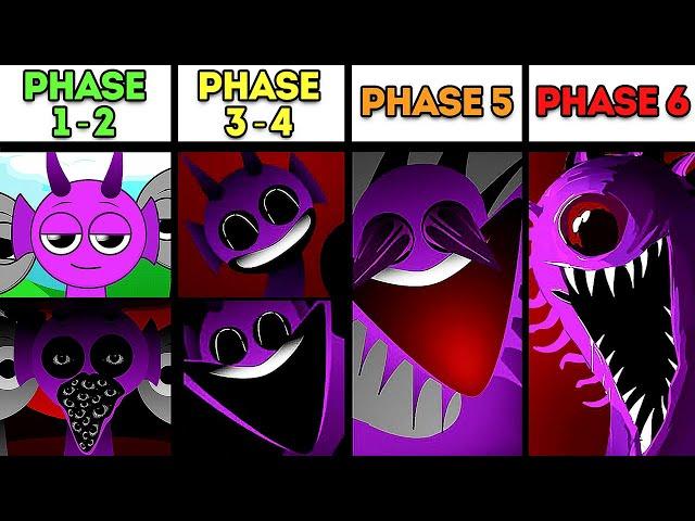 Phase 1 VS Phase 2 VS Phase 3 VS Phase 4 VS Phase 5 VS Phase 6 in Incredibox Sprunki!