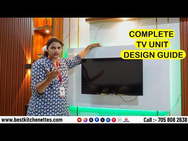 Complete  TV unit design guide  | Best kitchen colour combination | Kitchen Cabinet, Modular Kitchen