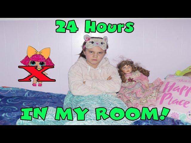 24 Hours In My Room! 24 Hour Challenge With The Doll Maker And No Lol Dolls