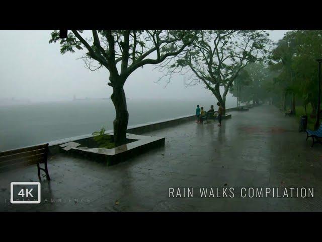 Walking in Heavy Rain | 3 Hours Our Rain Walks Compilation | ASMR Rain Sounds for Sleep & meditation