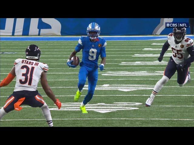 Can't-Miss Play: Hurdle alert! Jameson Williams clears Bears DB Byard on Thanksgiving