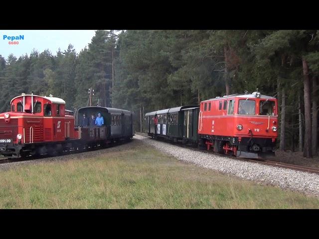 Waldviertel Schmalspurbahn - Doppelausfahrten in Alt Nagelberg