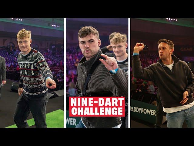 England Rugby Stars Take on the 9-Dart Challenge at Ally Pally 