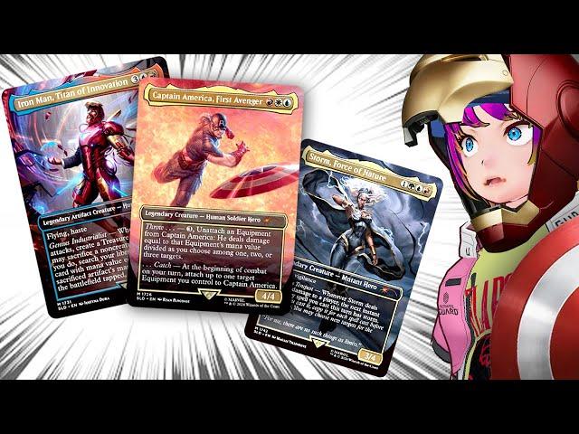 First Look at Marvel x MTG NYCC Secret Lair Commanders!