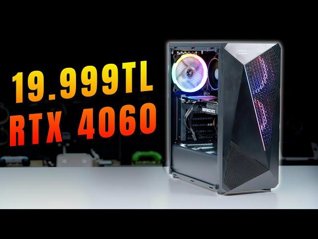 RTX 4060 + Ryzen 5600 19.999TL Oyuncu Sistemi