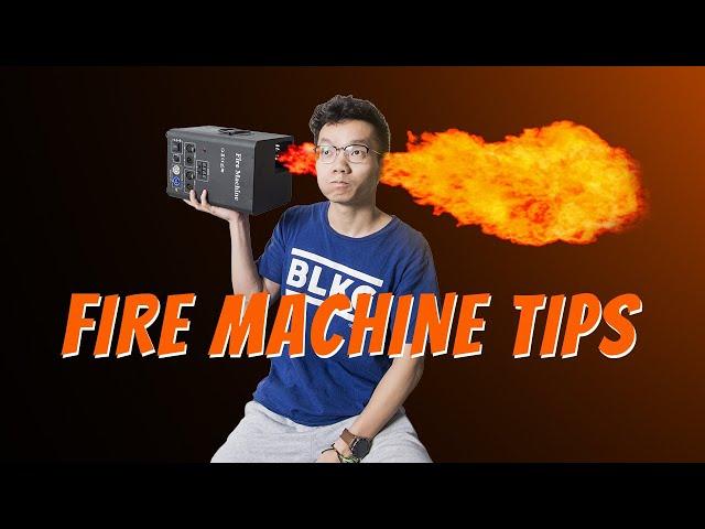 How To Use Flame Machine Safely | Fire Machine Tips